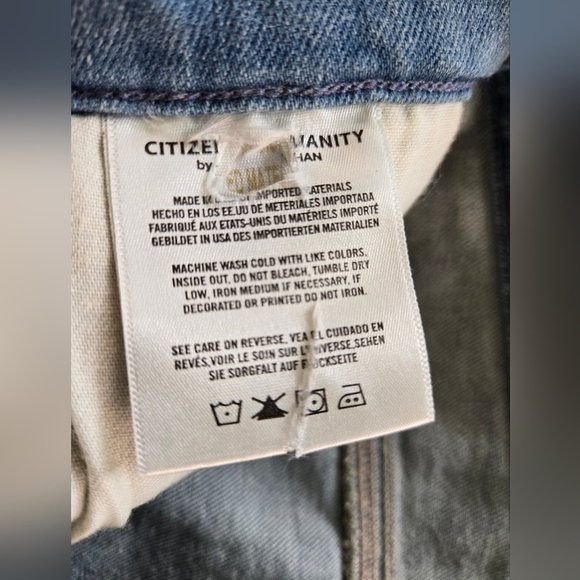 Citizens of Humanity High Rise Cigarette Ankle Light Wash Jeans Size 29 - Picture 8 of 16